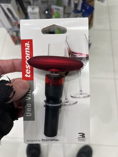 Bouchon à pompe Tescoma vu en magasin
