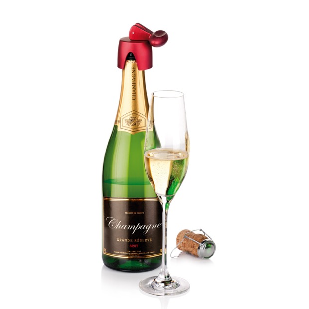 Bouchon Tescoma 695428 en place sur une bouteille